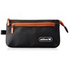 mobus MOG-4P-71 Pencil Case, 4 Pockets, Black/Orange