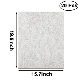 RUENXG Disposable Floor Mats for Car 20 Pack Protective Auto Floor Mats Disposable Car Floor Mat Car Wash Automotive Floor Mat Protector for Car Vehicles Wash 19.6inx15.7in- Grey