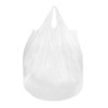 Waikas 2.6 Gallon Trash Bag with Handles, Unscented Clear Garbage