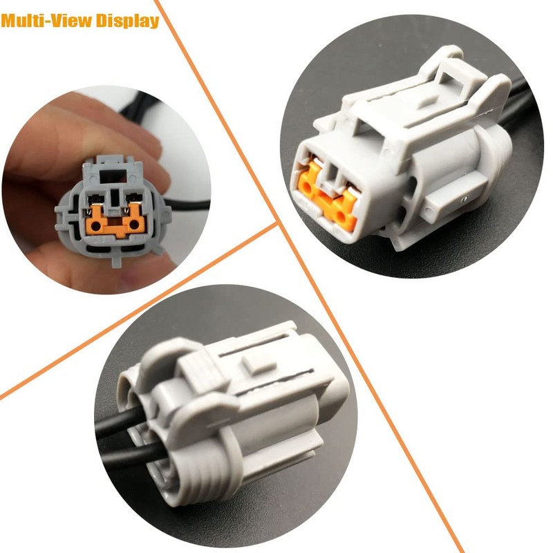 Aokus ABS Wheel Speed Sensor Connector Pigtail Female Front &