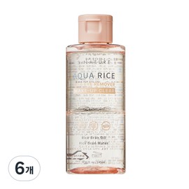 S-Nature Aqua Rice Lip & Eye Remover, 145ml, 6 pcs / 에스네이처 아쿠아 라이스 립 앤 아이 리무버, 145ml, 6개