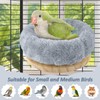 DBNESS Medium Bird Nest for Cage, Removable Plush Parrot Hammock