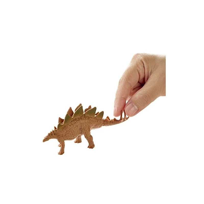 Mattel Mini Jurassic World Stegosaurus Dinosaur Figure ~ Wave 10