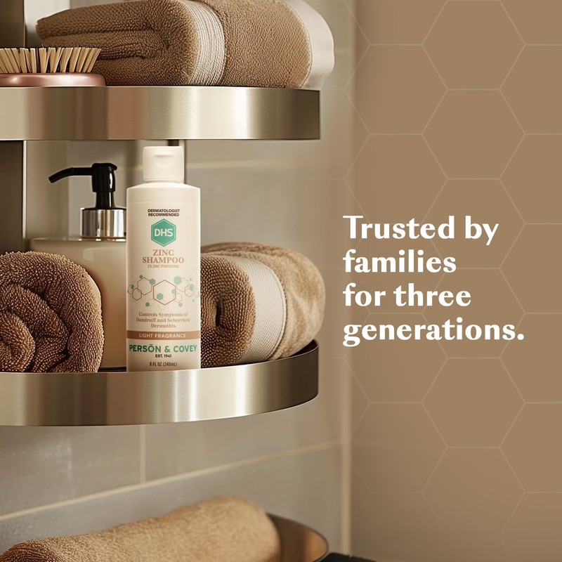 DHS Zinc Shampoo – Dandruff Shampoo – for Flaky and