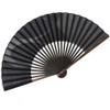 [Fashionable kimono Iroha] Men's Cloth Fan, Dyed Bone, Swallow, 8.7