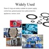 Boxonly 50 PCS O Rings Nitrile Rubber Round O-Rings Seal