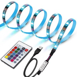 LUNSY LED TV Light Strip Light Strip for 30 LED TV Strip Light Multicolor LED Strip Light for TV Computer Home Cinema Bar
