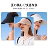 [ZVCXOE] サンバイザー レディース 春夏 サンハット 麦わら UVカットUPF+50 日除け帽子 つば広 小顔効果
