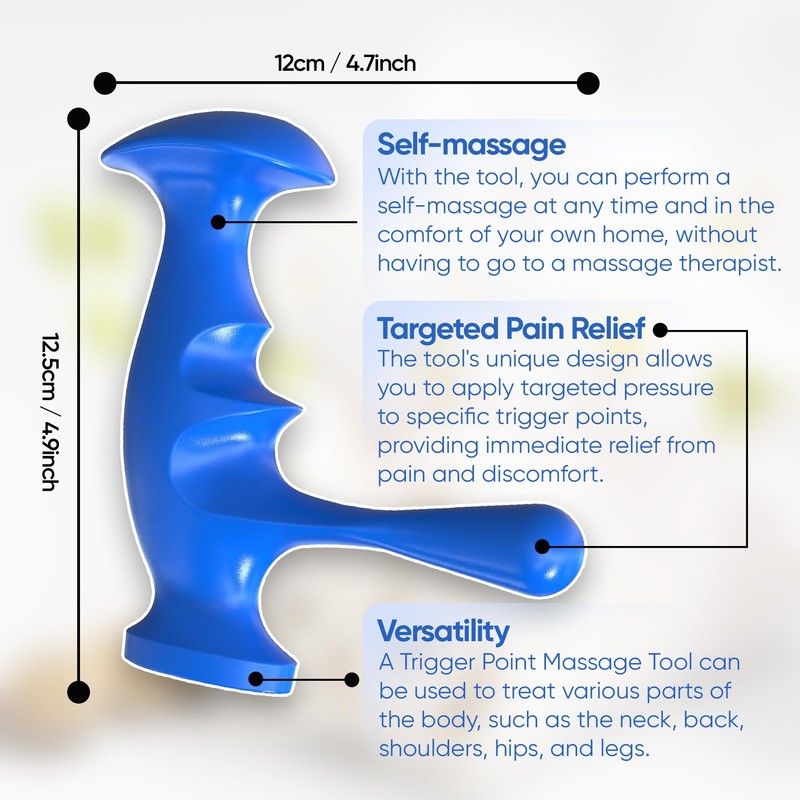 TWICK - Deep Tissue Massage knob, 2 Pieces, Thumb Saver