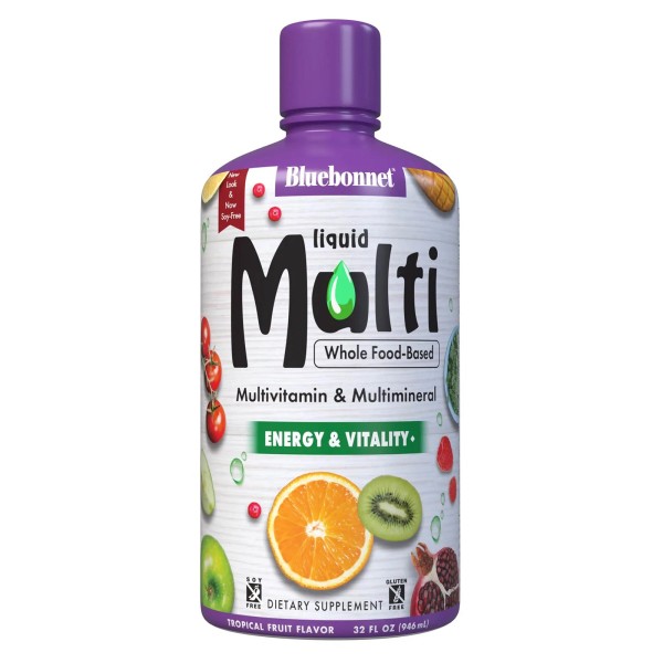 Bluebonnet Liquid Multi Formula 32 Fl Oz Liquid, Energy and