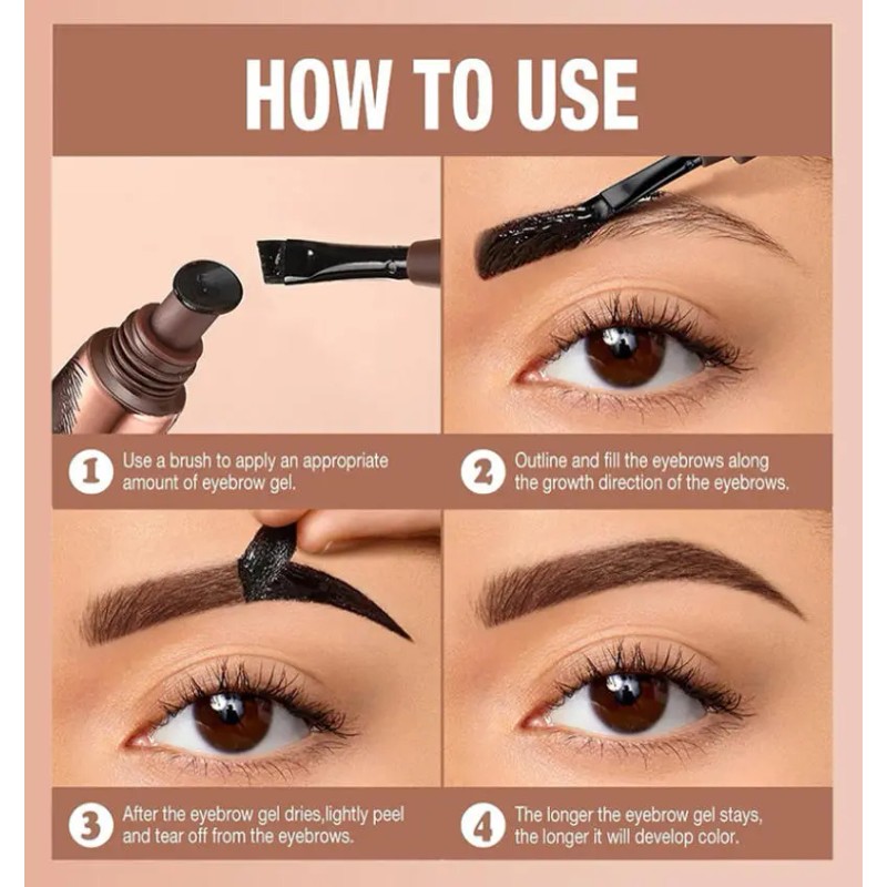 Gel Para Cejas, Fácil De Pelar, Tatuaje, Gel Para Cejas
