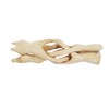 Indian Consigners Cobra Wooden Tripod Stand (Natural, 6 Inches)
