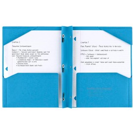 Five Star Advance - Carpeta Stay-Put, Verde azulado, 1 paquete