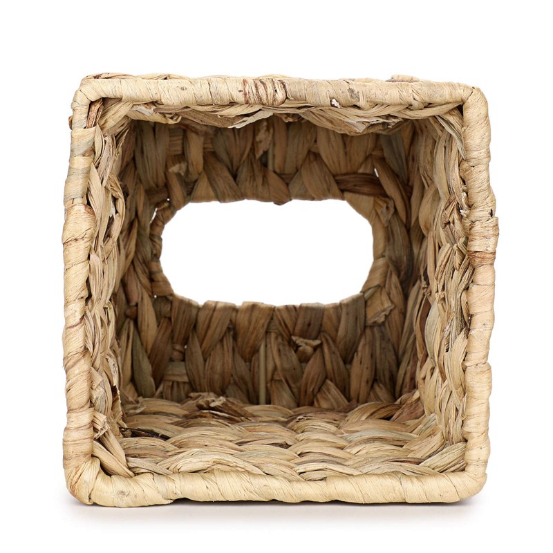 BSTKEY Water Hyacinth Facial Tissue Cover Decorative Hand Woven Paper
