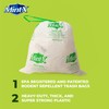 Mint -X Rodent Repellent Indoor Tall Kitchen Drawstring Trash Bags
