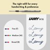 Lamy studio black - ballpoint pen in elegant stainless steel