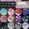 BELICEY 6000Pcs Resin Crystals Rhinestone Kit Light Pink 2/3/4/5/6mm Flatback