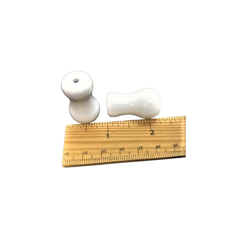 HomeAmore - Blinds Shades White Plastic Tassels (10)