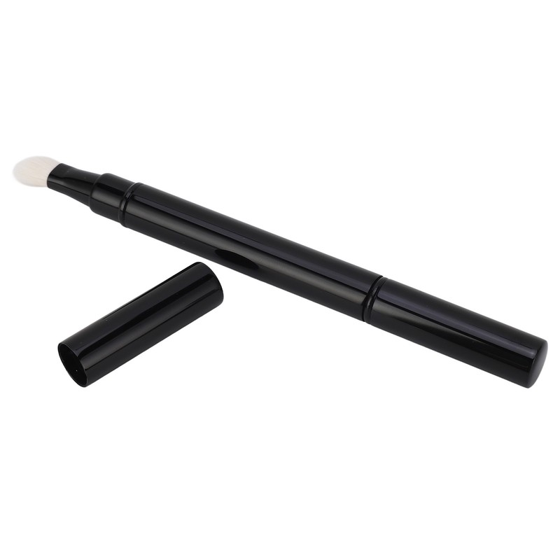 Retractable Makeup Brush Dual Ended Soft Wool Hair Portable Shadow