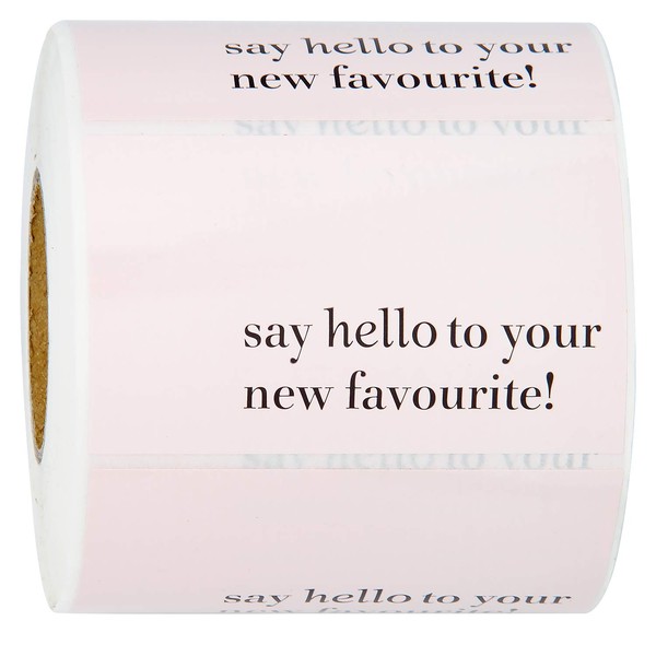 WRAPAHOLIC Say Hello to Your New Favourite Stickers - Pink