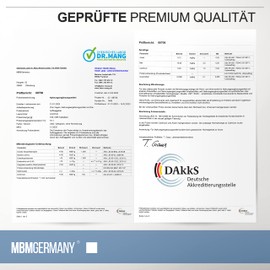 MBMGermany® Zinc 365 Tablets 25 mg [High Dose] with Lactate - The Better Zinc Bisglycinate - Laboratory Tested in Germany