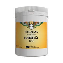 Primabene® Laurel Oil Organic Dark Green Fat Oil (Laurus Nobilis (Laurel) Fruit Oil from Real Laurel - Natural - for Making Aleppo Soap and Hoof Care (1 x 250 g)