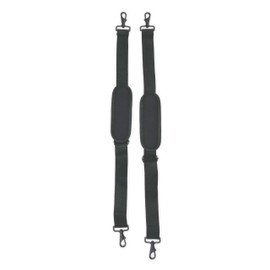 Soundman Backpack Set of 2 Suitcase Straps - Robust Shoulder Straps Set of 2 for Instrument Cases (Violin, Trumpet, Saxophone, Guitar etc.) - with Sturdy Carabiner - Carrying Strap Set