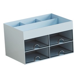 MAGICLULU Transparent Drawer Desk Organizer for Makeup and Stationery Storage Practical Storage Holder for Home and Bathroom Color Efficient Space Saver