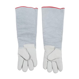 Antifreeze Gloves, 23.6in Ultra Long Cryogenic Gloves, Thickened Liquid Nitrogen Protective Cowhide Gloves, Anti Freeze Safety Work Gloves for Laboratory, Cold Storage