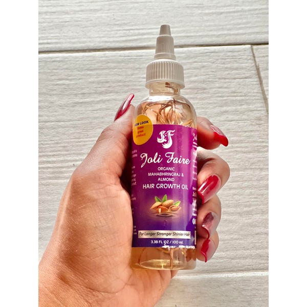JOLI FAIRE Organic Hair Growth Oil with Mahabhringraj & Almond