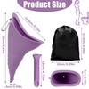 JOOTUEPO Female Urination Device Portable Urinal Funnel with Drawstring Bag,