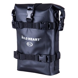 WILD HEART Motorcycle Dry Bag Crash Bar Bags Motorcycle Bag Used as Motorcycle Luggage Sissy Bar Back Seat Carrier Rear Fender Bag Side Tool Bag for Moto ATV (TPU