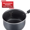 T-fal Signature Nonstick Sauce Pan with Lid 3 Quart Cookware,