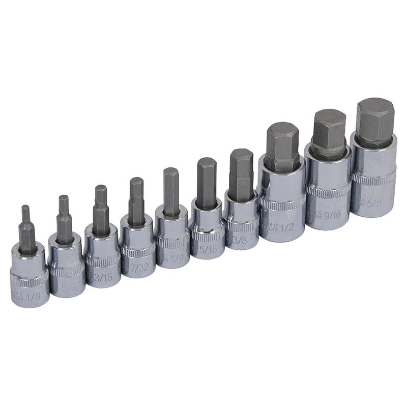 Dapetz ® Drive Hex Bit Socket Set 3/8" 1/2" Allen