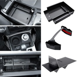 DIAMOOKY 3PCS Center Console Organizer Compatible with Toyota 4Runner 2024 2023 2022 2021 2020 2019-2010 Glove Box Organizer Gear Shift Tray Armrest Storage Box 5th Gen 4 Runner Accessories