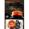 Auovo Rotating LED Warning Light Emergency Flashing Signal Light, Waterproof,