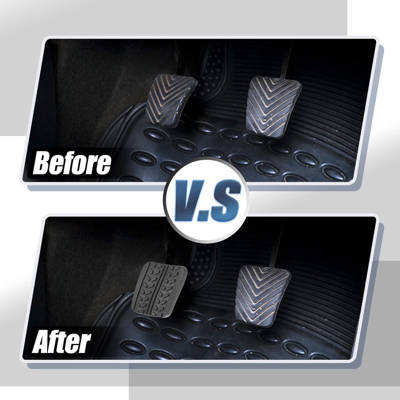 ACROPIX Clutch Brake Pedal Cover Anti-Slip Car Pedal Cover for