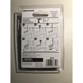 Hillman Window Sash Lock for Double Hung Windows w/ Hardware- Brass Finish - New