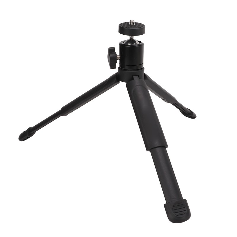 KINGJOY Desktop Tripod 2 Sections Retractable Mini Tripod for Live