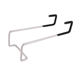 Duraflex Gator Tote Tank RV Ladder Storage Hook Silver Powder Coated Steel with Rubber Coating, Universal Fit for Portable Waste Holding Tanks, Holds 1 Tank Up to 38 Gallons