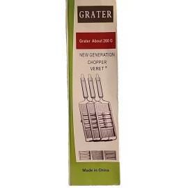 Unbranded Grater, Slicer, Chopper With 3 Interchangable Blades and Safety Guard Holder NEW