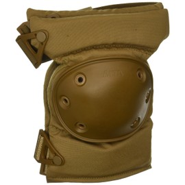 ALTA 52913.14 AltaCONTOUR Knee Protector Pad, Coyote Nylon Fabric, AltaLOK Fastening, Flexible Cap, Round, Coyote
