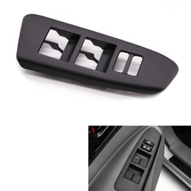 HYPARTS Door Window Master Switch Bezel Replacement for 2012-2015 Toyota Tacoma Window Switch Front Left Side Trim 74202-04040, Black