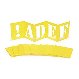 Darice Poster Stencils - Alphabet Plus - 6 inches - 48 pcs