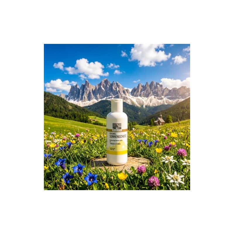 Tiroler Steinöl Original Sun Protection Lotion with Nourishing Ingredients SPF