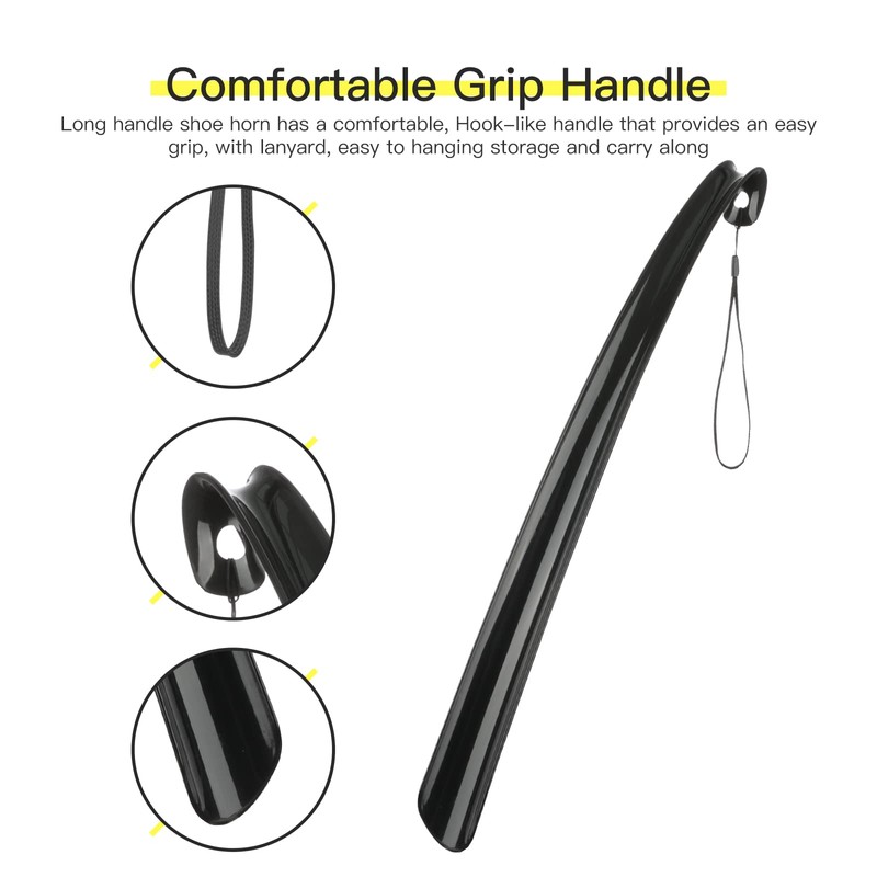PCEEL Shoe Horn 17"/43cm Long - 2 Pack - Shoe