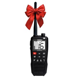 Uniden Atlantis 275 Handheld Two-Way VHF Marine Radio, Floating IPX8 Submersible Waterproof, Large Dual-Color Screen, 6-Watt, All USA/International/Canadian Marine Channels, NOAA Weather Alerts