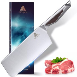 AETHMETAL® 3.5''-8'' Meat Cleaver Chef Knife Bread Knife Paring Knife Butcher US - Meat Cleaver, 7 in
