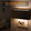 Briignite Night Lights Plug into Wall, 2 Pack, LED Night