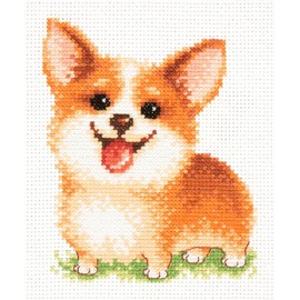 Magic Needle 10x13cm Keep a Smile Cross Stitch Kit for Adults and Beginners